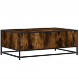  Stolić za kavu boja dimljenog hrasta 90x57x35 cm drvo i metal | Eponuda.ba