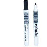 NEBULO WhiteBoard marker s konusnim vrhom, crne boje | shoptok.hr