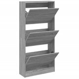 Furnova Omarica za čevlje siva sonoma 60x21x125,5 cm inženirski les, (21954671) | Shoptok.si
