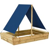 The Living Store Peskovnik s streho 160x100x133 cm impregnirana borovina - Peskovnik, (21426773) Cene