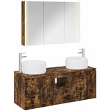  Set ormarića za kupaonicu 4 kom. Dimljeni hrast | shoptok.hr