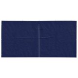  Stranska stena zabavnega šotora 2 pcs Modra 400 x 195 cm, (5000218980) | Shoptok.si