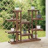  Stalak za cvijeće 110 x 25 x 110,5 cm od masivne jelovine | shoptok.hr