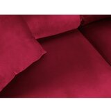 Cosmopolitan Design Crvena baršunasti sklopiva/s prostorom za odlaganje kutna garnitura (s desnim kutom/u obliku slova L) Kyoto – | shoptok.hr