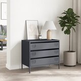  Komoda antracit 68x39x58,5 cm od hladno valjanog čelika | shoptok.hr