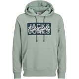 Jack & Jones Muški duks 12268440, Zeleni