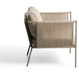 Kave Home Krem/smeđe-siva metalna/podstavljena vrtna fotelja Zivia – | shoptok.hr