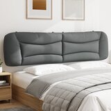 vidaXL Jastuk za uzglavlje svjetlosivi 200 cm od tkanine | shoptok.hr