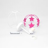  Dečija zidna lampa STARS 1xE27/15W/230V ružičasta/bela | Eponuda.com