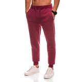 Edoti BASIC men's uniform sweatpants joggers - maroon | Shoptok.si