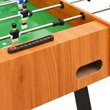  Sklopivi stolni nogomet 121 x 61 x 80 cm svjetlosmeđi | Eponuda.ba