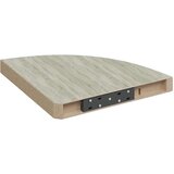  Kutne zidne police 2 kom boja hrasta i bijele 35x35x3,8 cm MDF | Eponuda.com