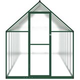  Staklenik s okvirom zeleni 445 x 169 x 195 cm aluminijski | shoptok.hr