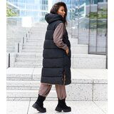 Gemre Azzurra black women's insulated ankle boots with a zipper and thick sole made of eco-suede | Shoptok.si