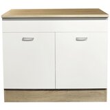 Modern Living Spodnja Omarica Za Korito Andy, Bela, Barva Hrasta | Shoptok.si