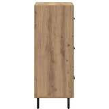 vidaXL Strani šal artisan hrast 34 x 34.5 x 90 cm Konstruiran les | Shoptok.si