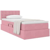  Krevet s od storage s madracem Ružičasta 90 x 200 cm Baršun | shoptok.hr