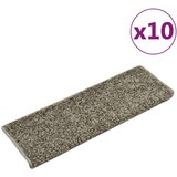  Otirači za stepenice 10 kom 65x21x4 cm sivi | shoptok.hr