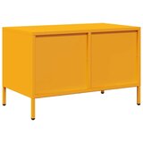vidaXL TV omarica gorčično rumena 68x39x43,5 cm hladno valjano jeklo | Shoptok.si