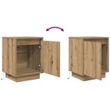 TV ormarić s LED svjetlima boja artisan hrasta 38x34x50 cm | shoptok.hr