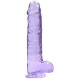REALROCK Realistic Dildo with Balls 9" 22 cm Purple | shoptok.hr