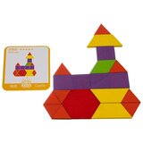 Kruzzel logička slagalica Geometrijski oblici, 155 drvenih dijelova | shoptok.hr