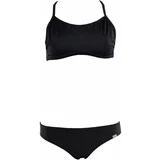 Axis PLAVKY LAMBÁDA Ženski dvodijelni kupaći kostim, crna, veličina