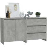 vidaXL 2-dijelna komoda siva boja betona od konstruiranog drva | shoptok.hr