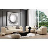  victoria bouclette - cream cream 2-Seat sofa Cene