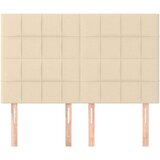  Posteljno vzglavje 4 kosa krem 72x5x78/88 cm blago, (20954008) | Shoptok.si