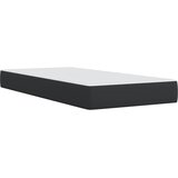  s oprugama i madracem crni 90 x 200 cm od umjetne kože | shoptok.hr