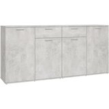 Maison Chic Komoda - Predalnik betonsko siva 160x36x75 cm iverna plošča, (21720544) | Shoptok.si