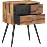  The Living Store Nočna omarica 47x31,5x60 cm trdna tikovina - Nočna Omarica, (21503117) | Shoptok.si