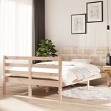vidaXL posteljni okvir iz borovine 120x200 cm Cene