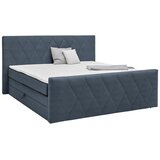 Based Postelja Boxspring Josie-b, Sivomodra, 180x200 u