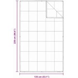  2-u-1 Punionica Bijelo 135 x 220 cm Perje | shoptok.hr