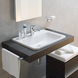 Laufen H8189630001041 Pro S 56 x 44 cm pravokotni vgradni keramični umivalnik z odprtino za armaturo | Shoptok.si