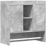 Polica na zidu Zidna montaža Betonska siva 80 x 36 x 80 cm | shoptok.hr