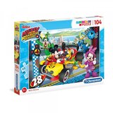 Clementoni puzzle 104 mickey and the roadster racers | ePonuda.com