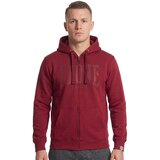 Leone 1947 Flis Man Full Zip Big Logo Rdeča Cene