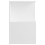  Noćni ormarići 2 kom bijeli 35 x 35 x 55 cm konstruirano drvo | shoptok.hr