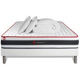 Somness Kompletni paket za posteljo - Vzmetnica 140x200 cm + Vzmetni okvir z letvami (komplet) + 2 vzglavnika + Prevleka - Energija, (21614105) | Shoptok.si