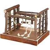 Trixie drveno igralište Natural Living za papige - D 35 x Š 29 x V 25 cm | shoptok.hr