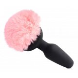 Tailz Vibracijski analni čep zajčji rep, pink Cene