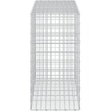  Gabion s žicom debljine 3,5 mm i mrežom 5x10 cm 250x50x100 cm | shoptok.hr