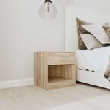  Nočna omarica 2 kosa s predalom barva hrasta, (20624025) | Shoptok.si