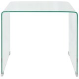  Stolić za Kavu od Kaljenog Stakla 49,5x50x45 cm Prozirni | shoptok.hr