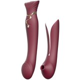 Zalo Queen Pulsewave Vibrator Wine Red Cijene