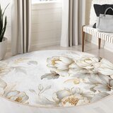 Mila Home Svijetlo sivi/bež perivi okrugao tepih ø 80 cm Soft and Gentle – | shoptok.hr