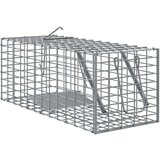 vidaXL Zamka za živali Antracit 31 x 13 x 12 cm Jeklo | Shoptok.si